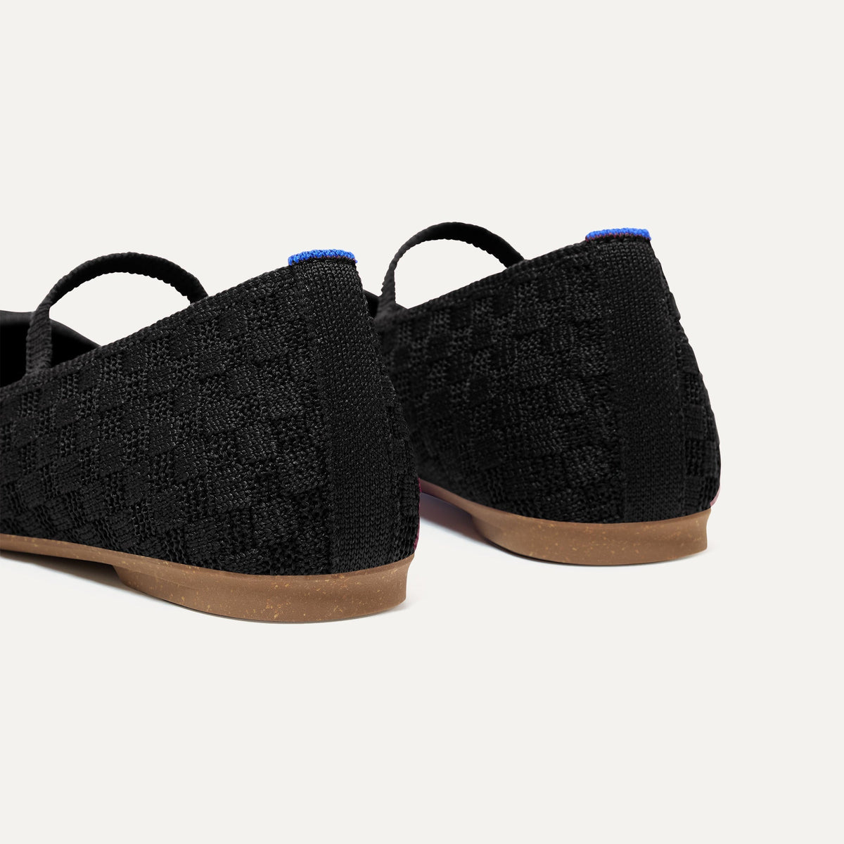 The Max Square Mary Jane in Black Sand | Rothys Women