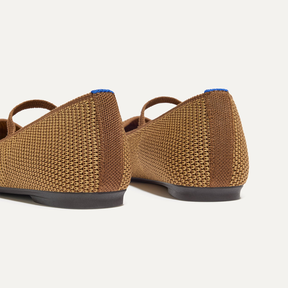 The Max Square Mary Jane in Wheat Raffia Knit | Rothys Women