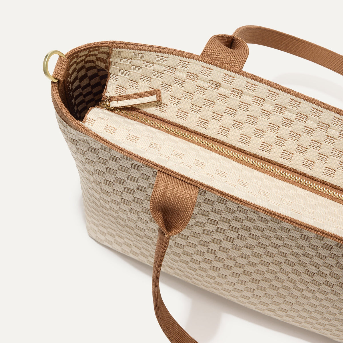 The Lightweight Zipper Tote in Vanilla Wafer | Rothys Women|Bags