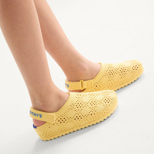 The Kids Clog in Sunny Crochet | Rothys Kids|New