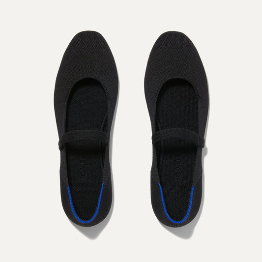 The Square Mary Jane in Black | Rothys Women