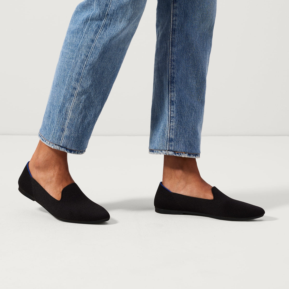 The Almond Loafer in Black for Women | Rothys Women