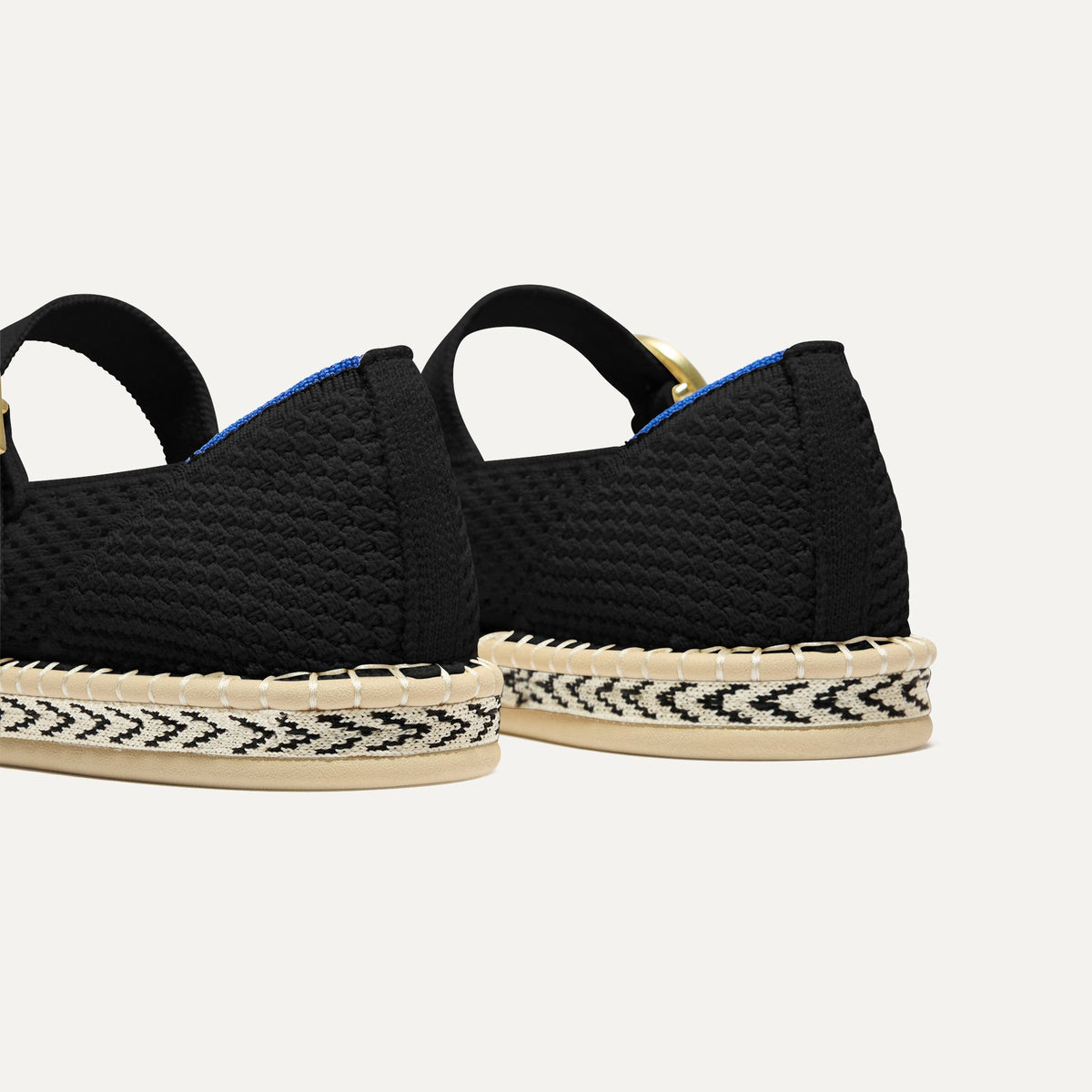 The Espadrille Mary Jane in Black | Rothys Women