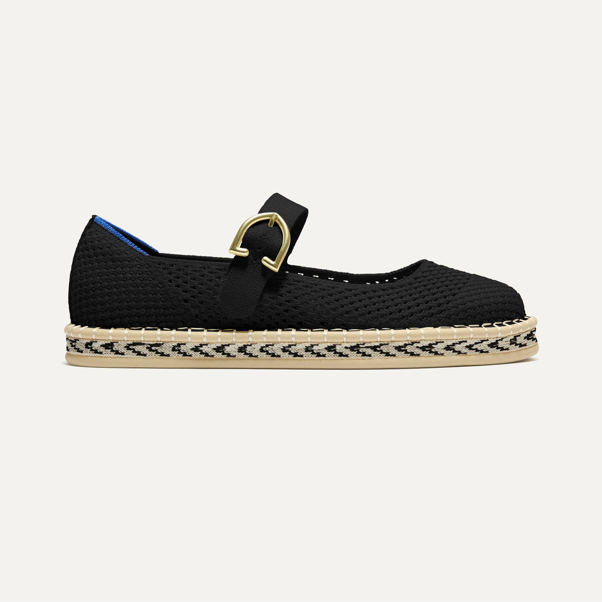The Espadrille Mary Jane in Black | Rothys Women