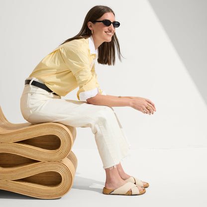 The Weekend Slide in Oat | Rothys Women