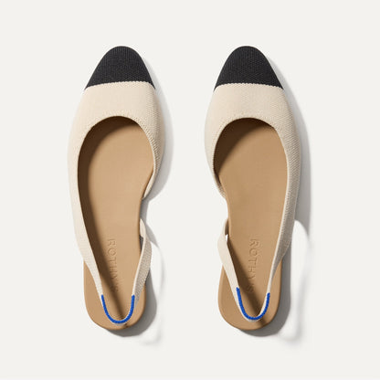 The Almond Slingback in Conch Captoe | Rothys Women