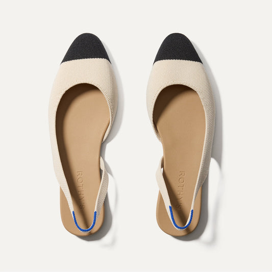 The Almond Slingback in Conch Captoe | Rothys Women