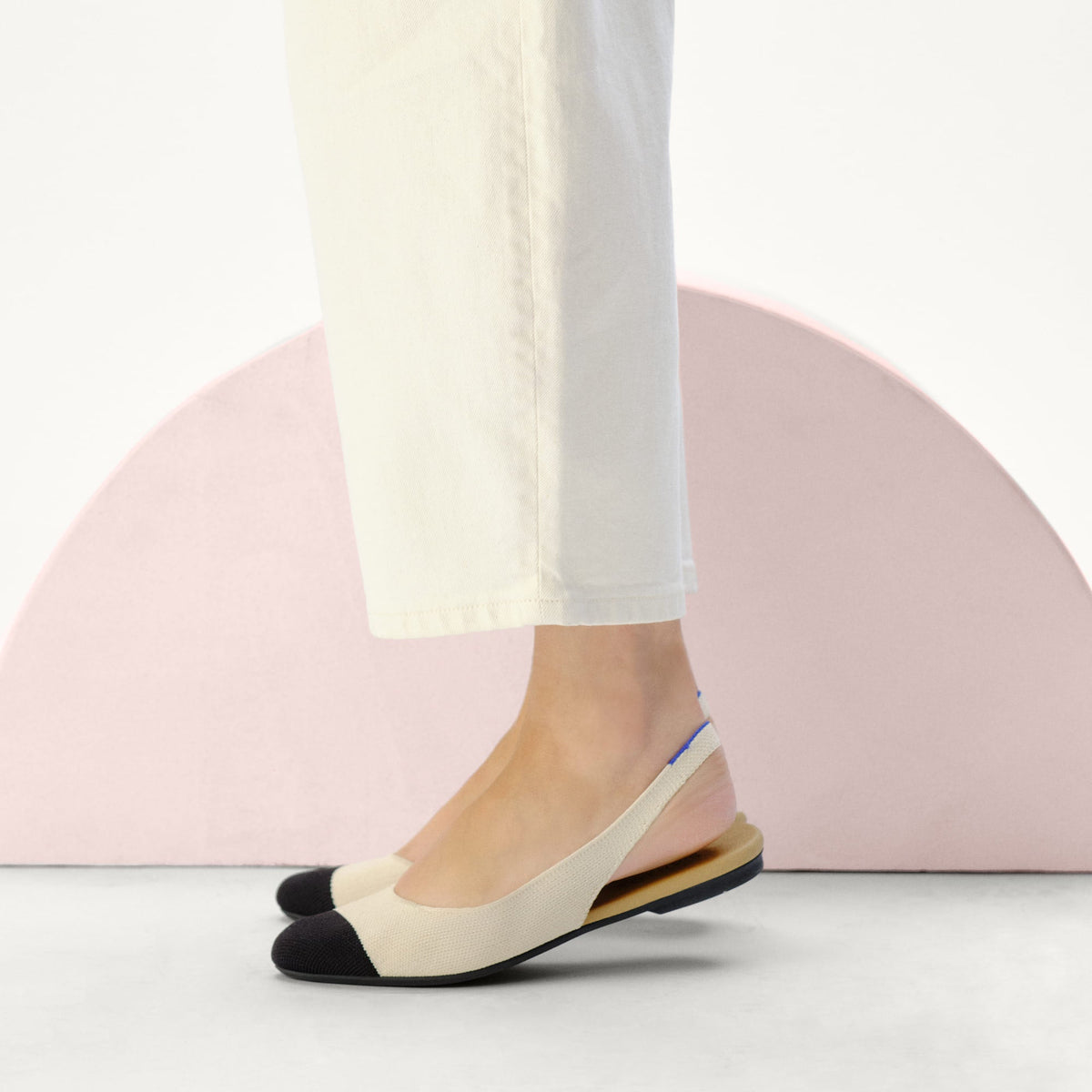 The Almond Slingback in Conch Captoe | Rothys Women