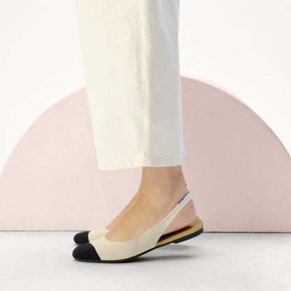 The Almond Slingback in Conch Captoe | Rothys Women