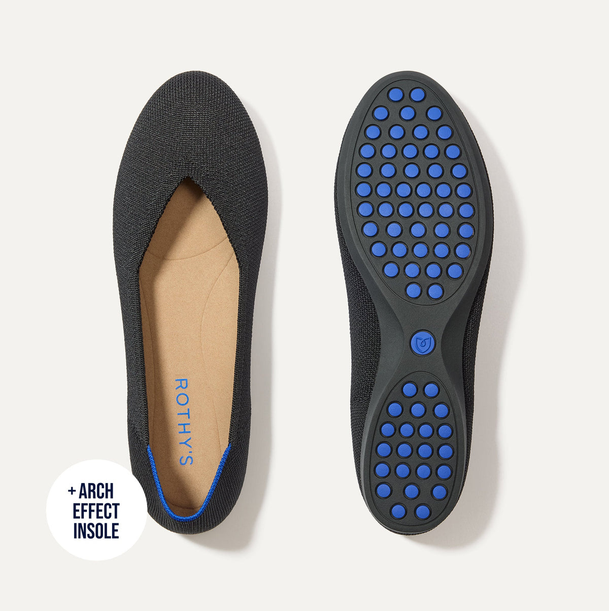 The Daily Flat in Black | Rothys Women|Men