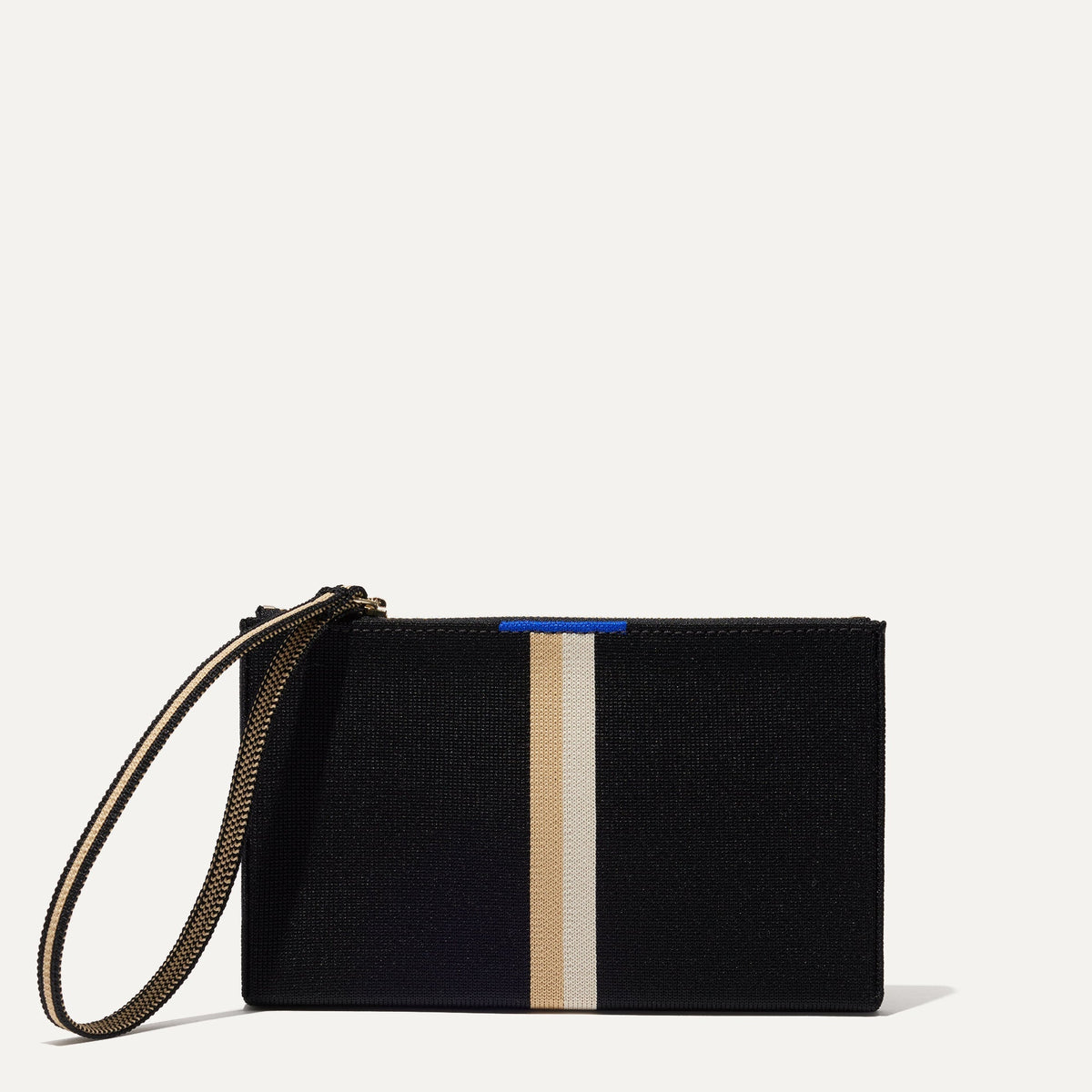 Wallet Wristlet in Black Portobello Stripe | Rothys Bags