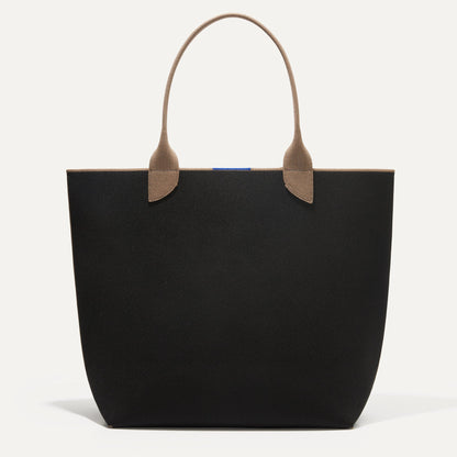 The Lightweight Tote in Black Portobello | Rothys Bags