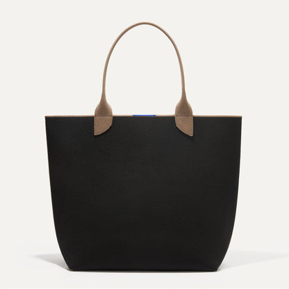 The Lightweight Tote in Black Portobello | Rothys Bags