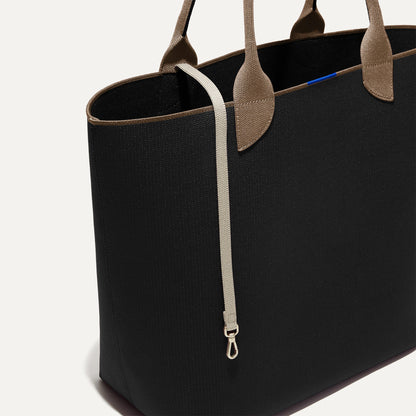The Lightweight Tote in Black Portobello | Rothys Bags