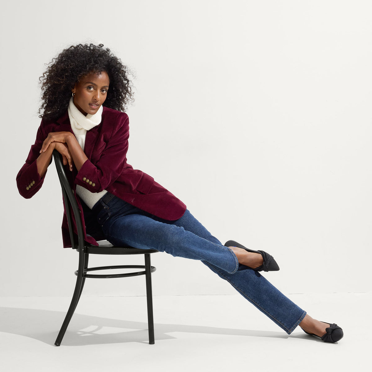 The Knot Point II in Black | Rothys Women