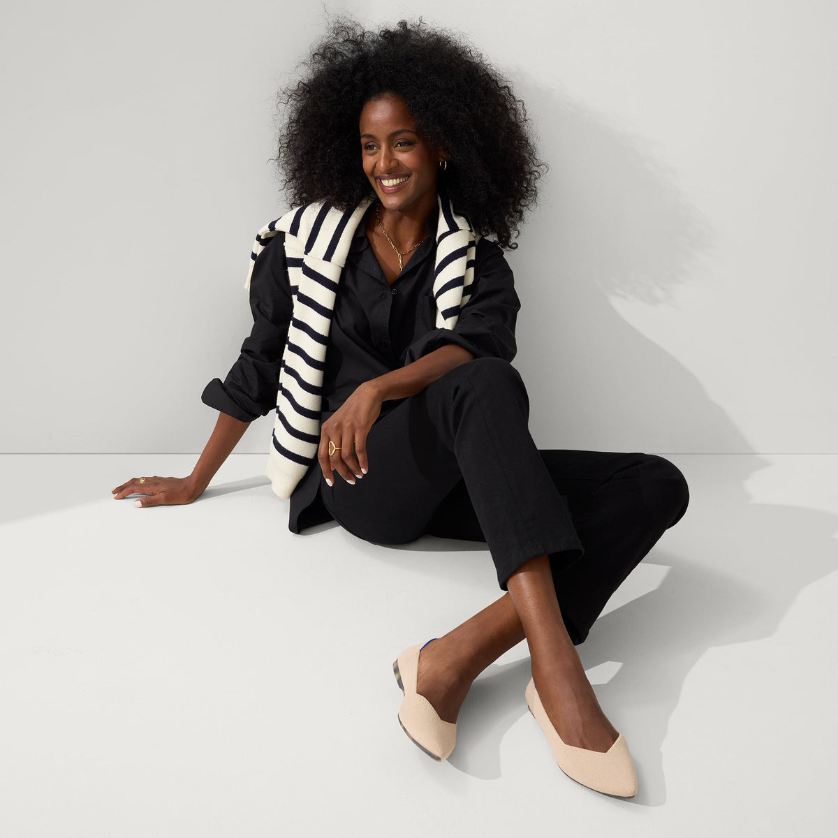 The Point II in Ecru | Rothys Women