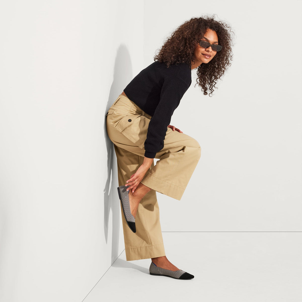 The Point II in Pebble Herringbone | Rothys Women