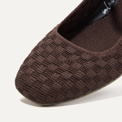 The Max Square Mary Jane in Chocolate | Rothys Women