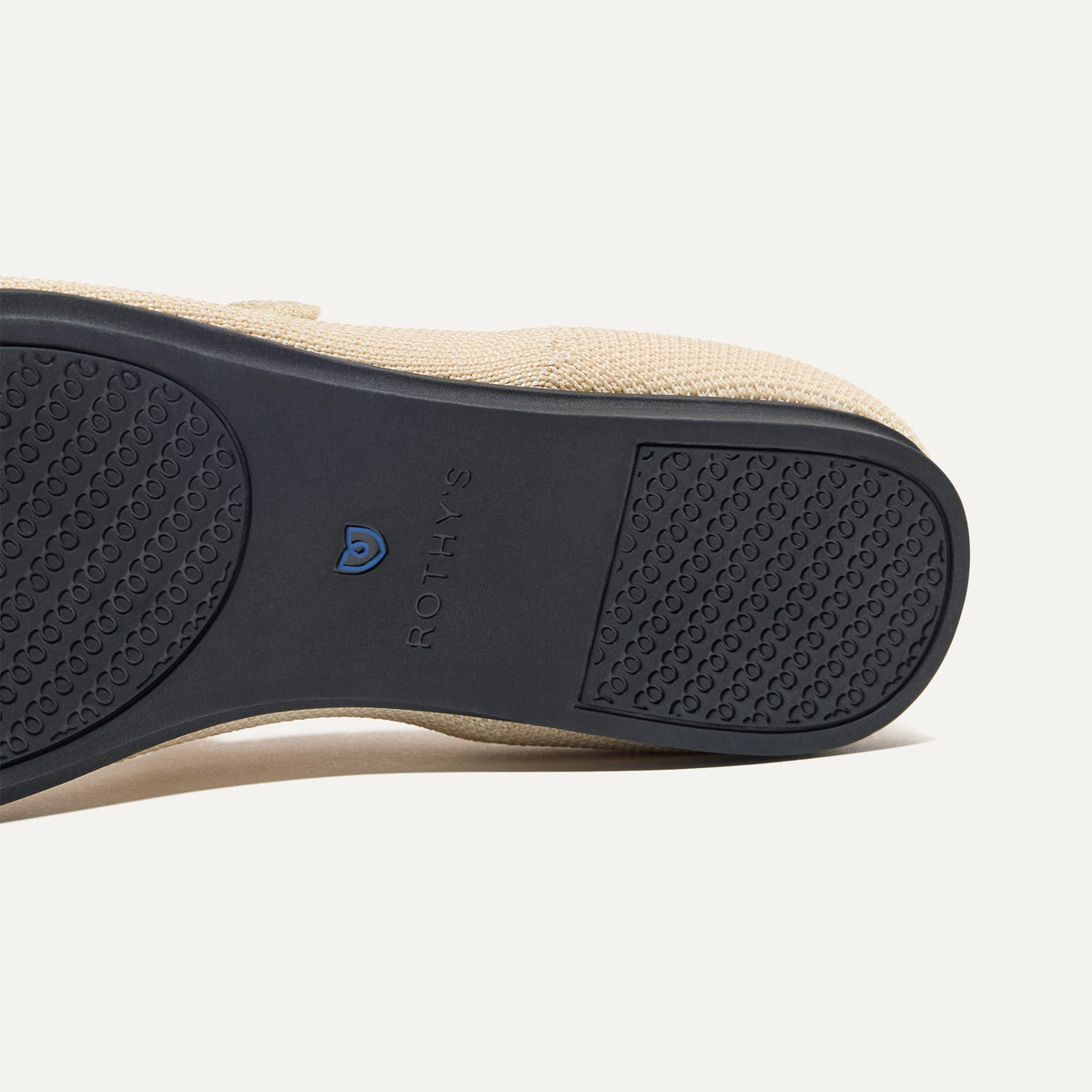 The Square Mary Jane in Cream Captoe | Rothys Women