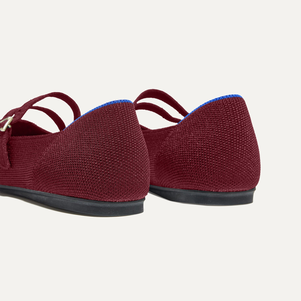 The Double Buckle Mary Jane in Cabernet | Rothys Women