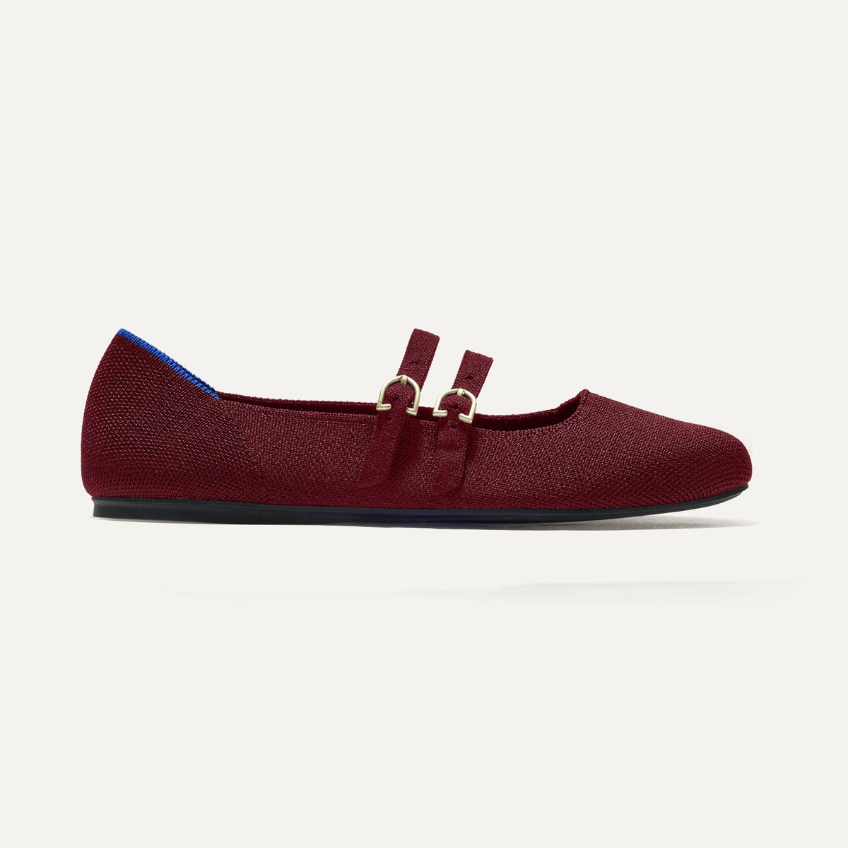 The Double Buckle Mary Jane in Cabernet | Rothys Women
