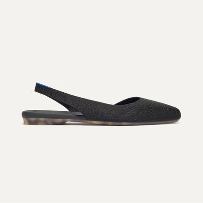 The Almond Slingback in Black | Rothys Women