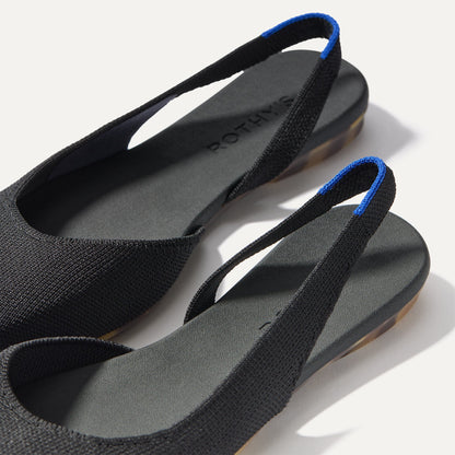 The Almond Slingback in Black | Rothys Women