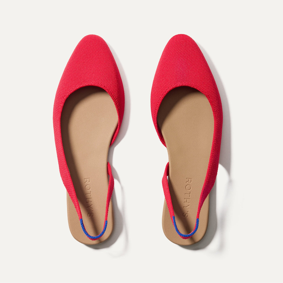 The Almond Slingback in Lollipop Red | Rothys Women