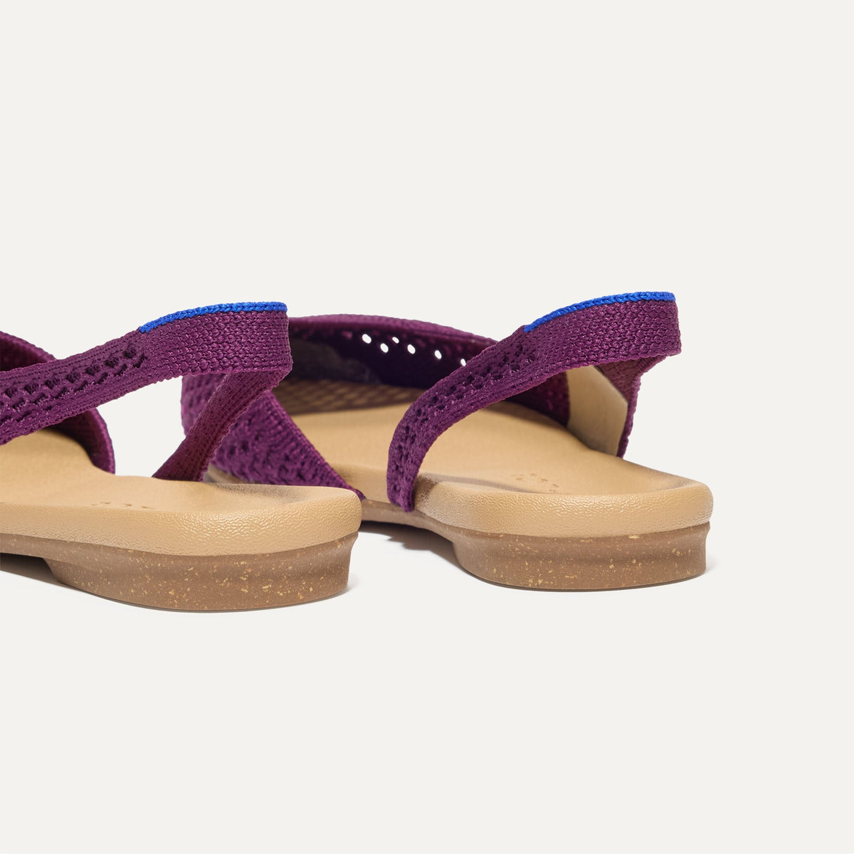 The Almond Slingback in Plum Mesh | Rothys Women