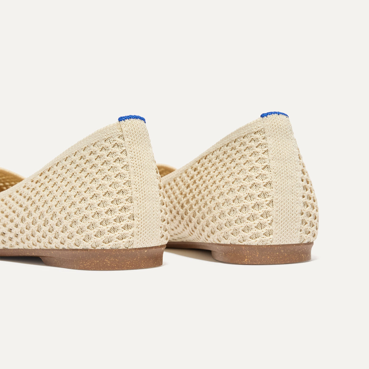 The Max Square in Off White Mesh | Rothys Women