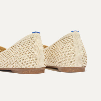 The Max Square in Off White Mesh | Rothys Women