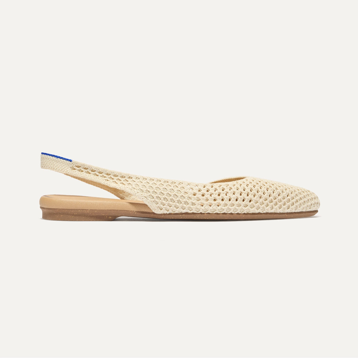 The Almond Slingback in Off White Mesh | Rothys Women