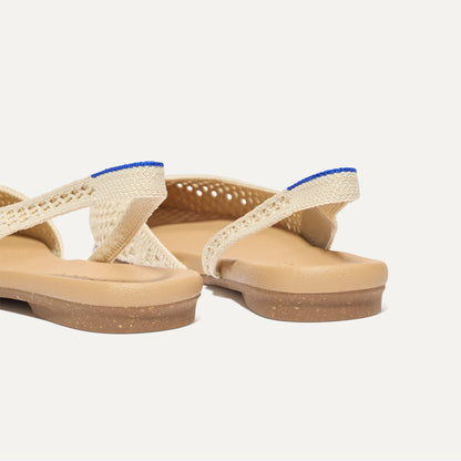 The Almond Slingback in Off White Mesh | Rothys Women