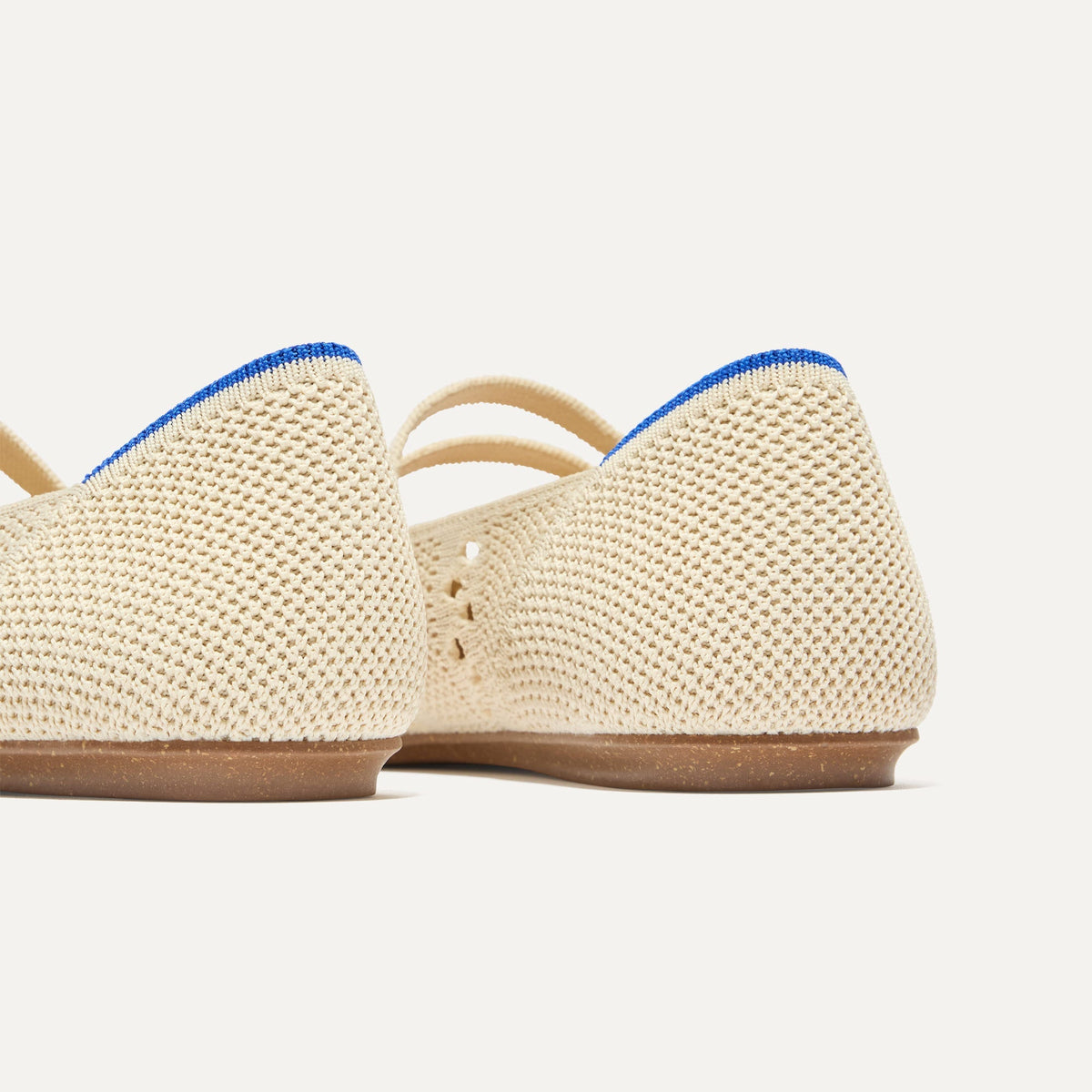 The Double Buckle Mary Jane in Powder Crochet | Rothys Women
