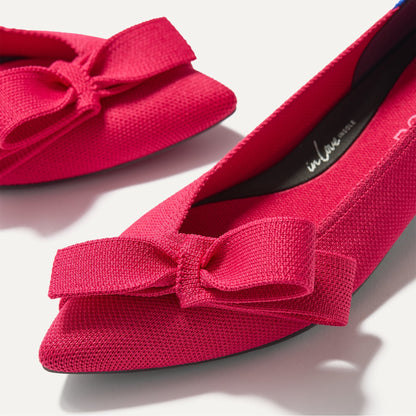 The Bow Point II in Rouge | Rothys Women