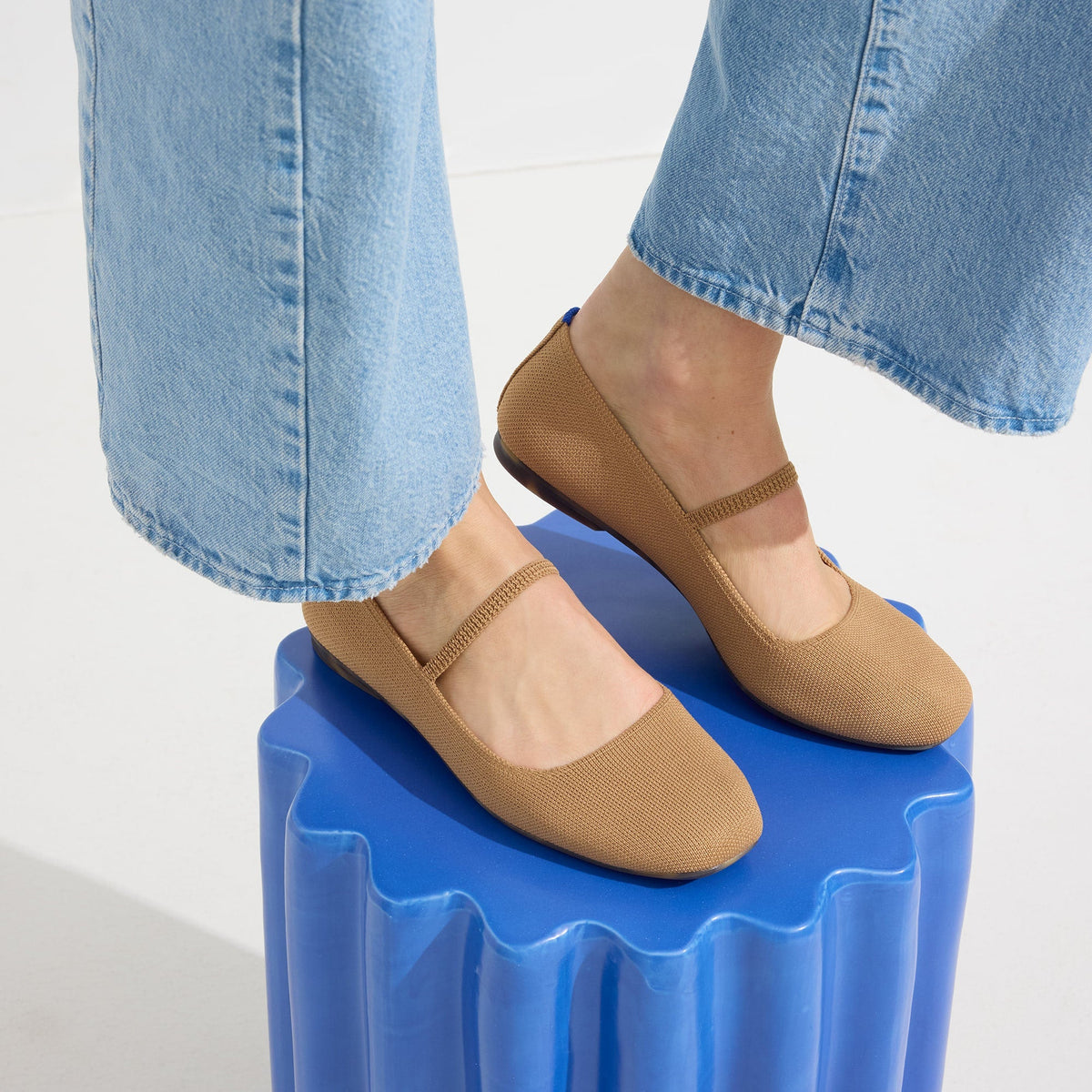The Max Square Mary Jane in Wren | Rothys Women