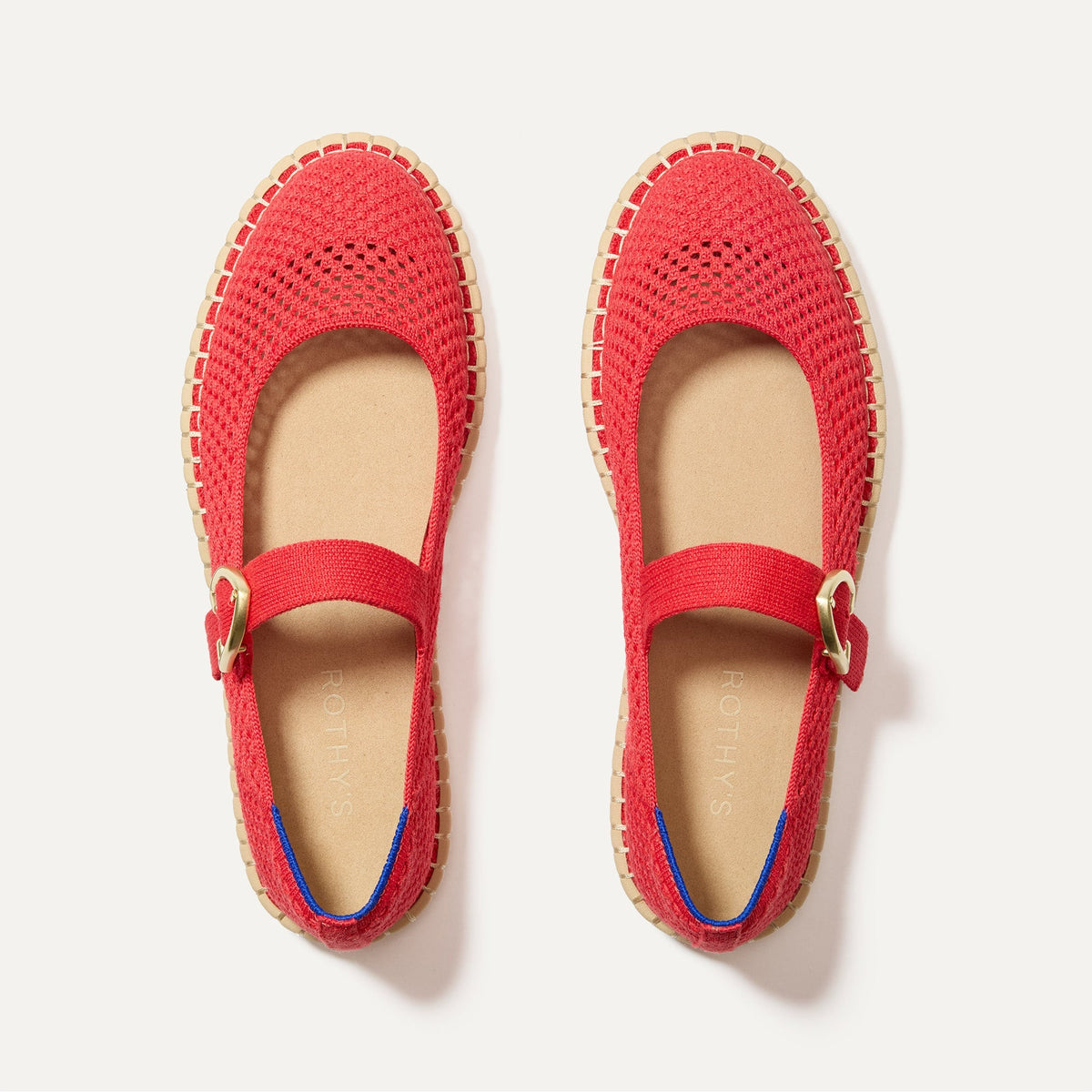 The Espadrille Mary Jane in Red Hot | Rothys Women
