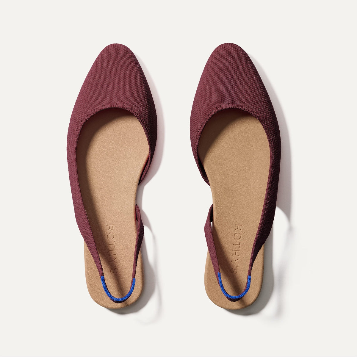 The Almond Slingback in Syrah | Rothys Women