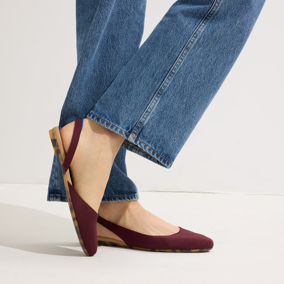 The Almond Slingback in Syrah | Rothys Women