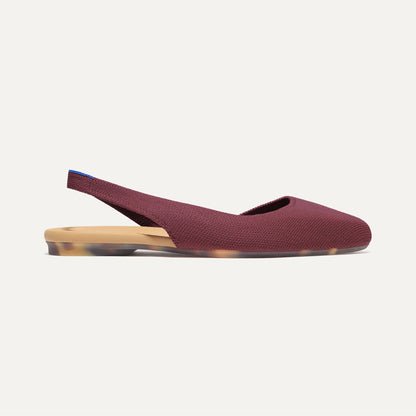The Almond Slingback in Syrah | Rothys Women