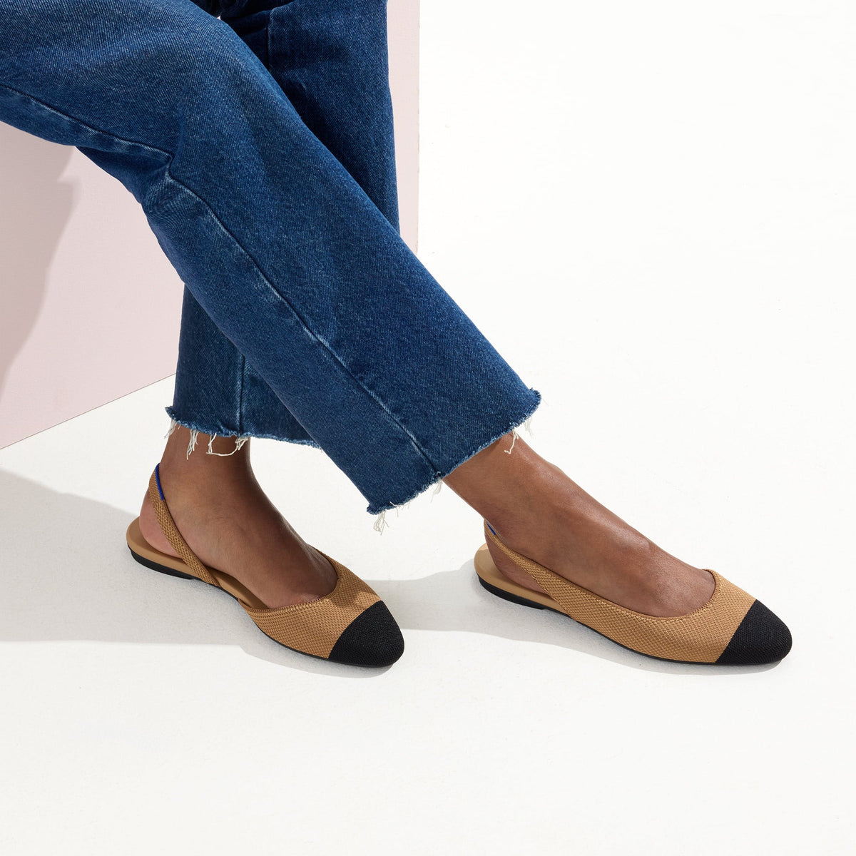 The Almond Slingback in Tawny Captoe | Rothys Women
