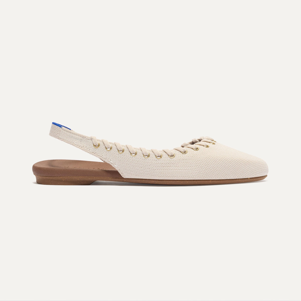 The Almond Slingback in Eyelet Ivory | Rothys Women