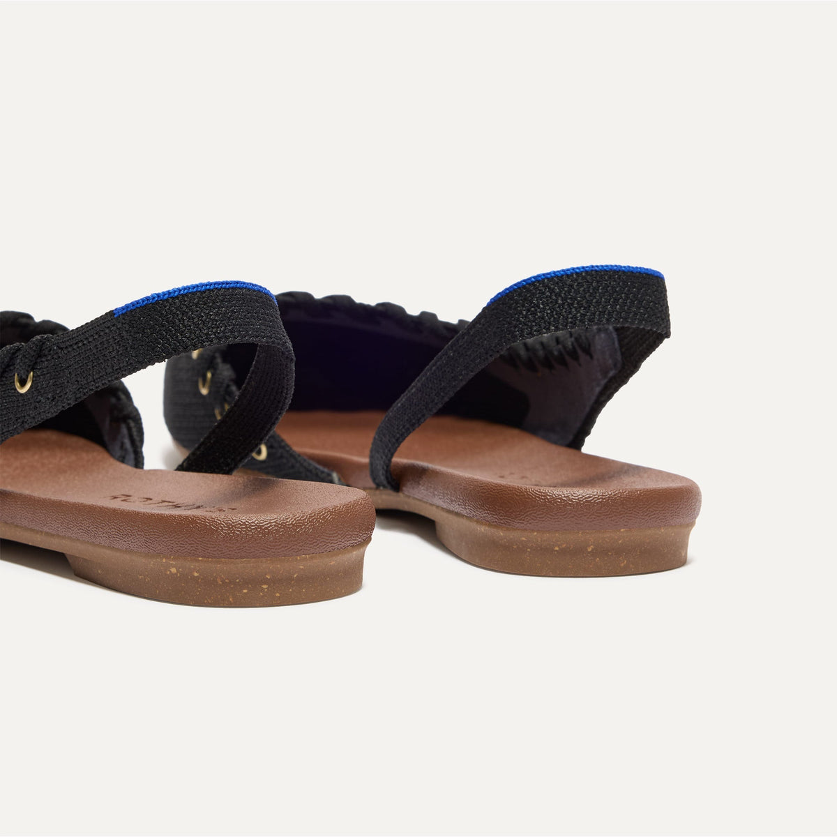 The Almond Slingback in Eyelet Black | Rothys Women