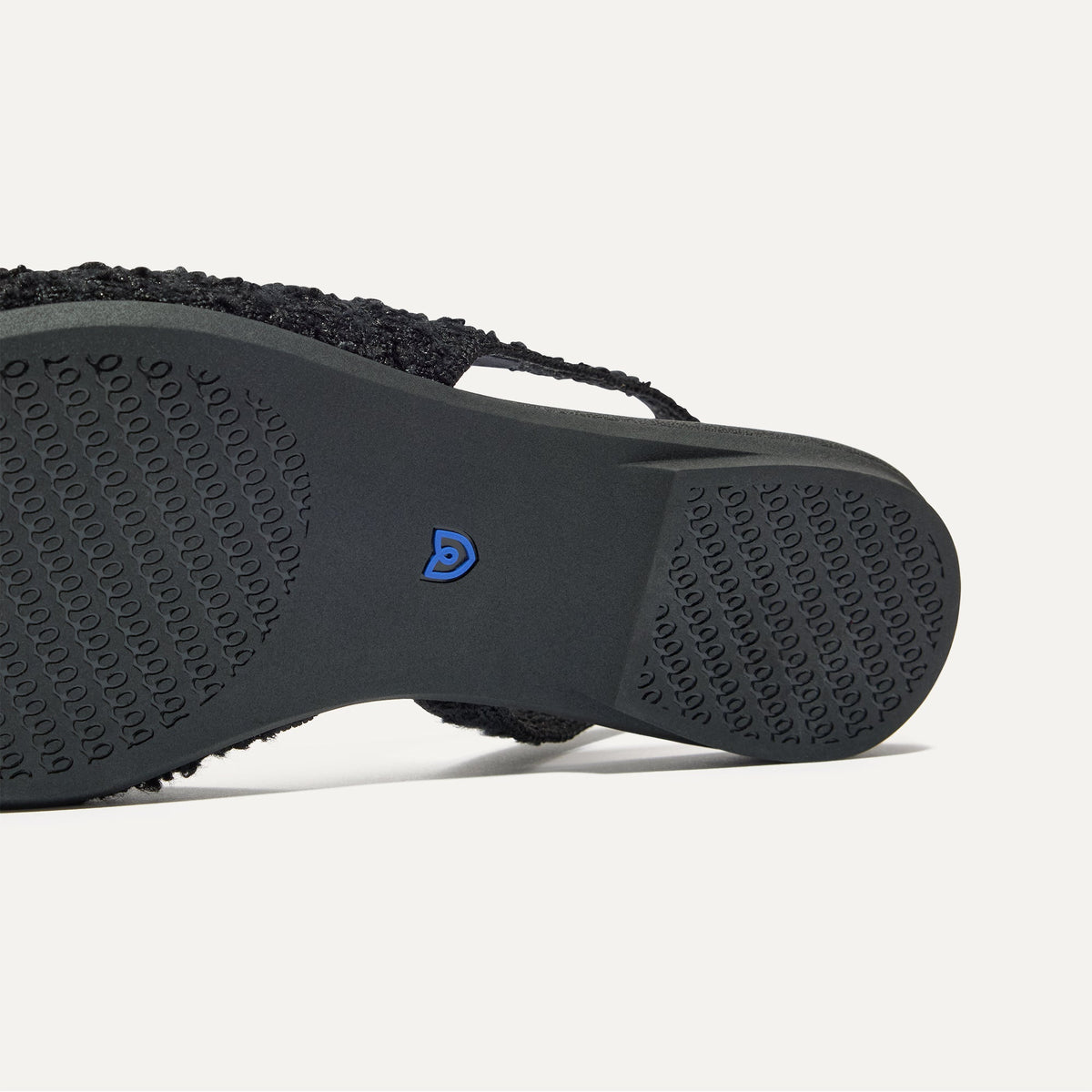 The Almond Slingback in Black Bouclé | Rothys Women