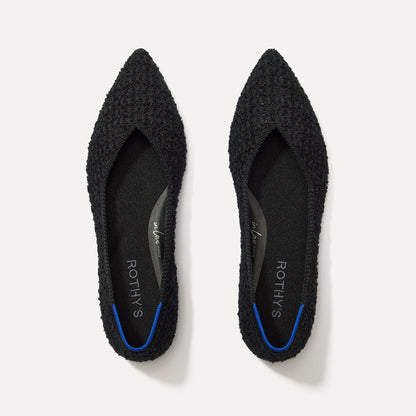 The Point II in Black Bouclé | Rothys Women