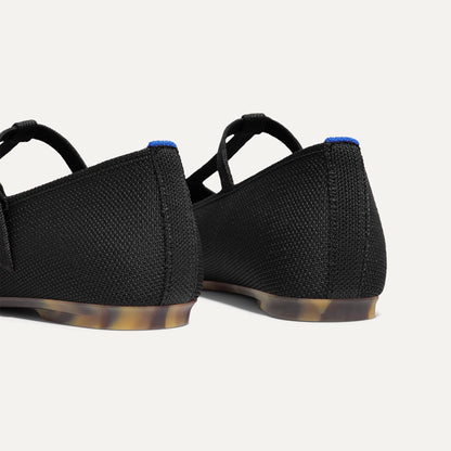 The T-Strap Mary Jane in Black | Rothys Women
