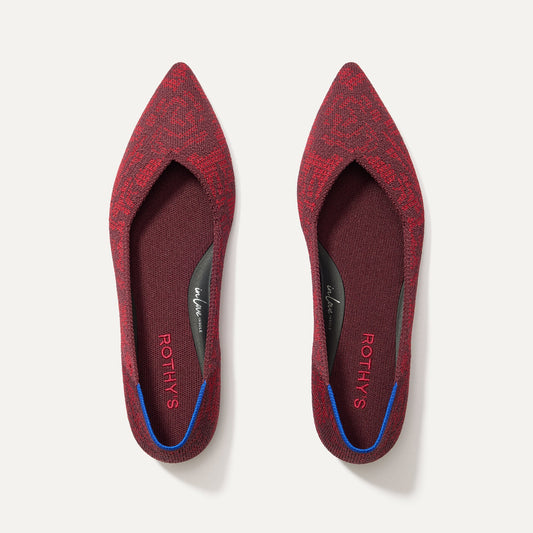 The Point II in Garnet Chantilly | Rothys Women
