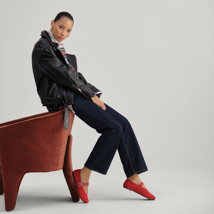 The Max Buckle Mary Jane in Cherry | Rothys Women