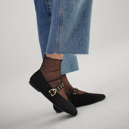 The Max Buckle Mary Jane in Black | Rothys Women