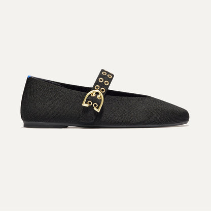 The Max Buckle Mary Jane in Black | Rothys Women